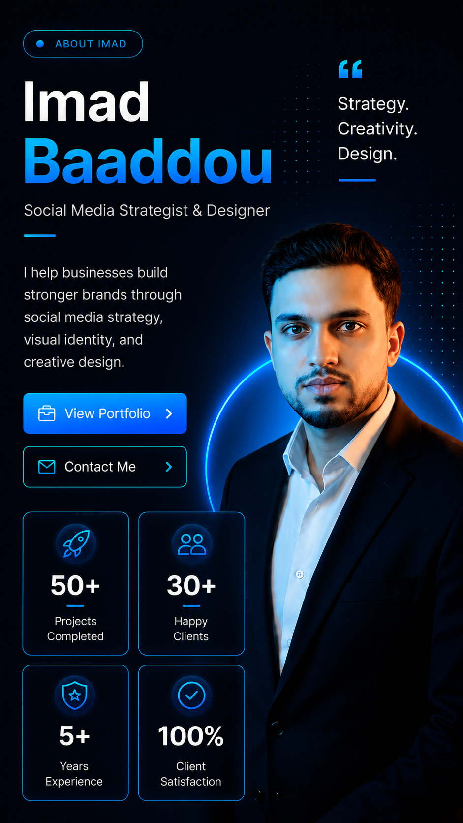 Imad Baaddou Mobile Personal Brand