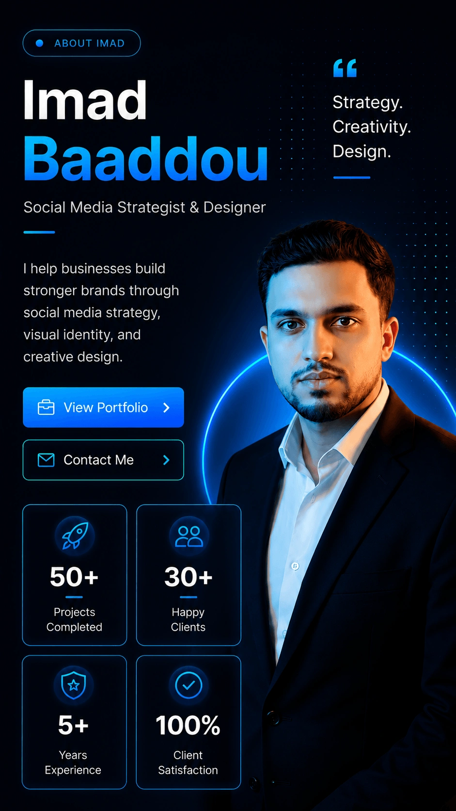 Imad Baaddou Mobile Personal Brand